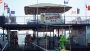 Closeup of Blue Rock Floating Bar