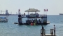 Approaching the Blue Rock Floating Bar