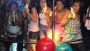 Dancers at the Mosquito Bar having a banana eating contest